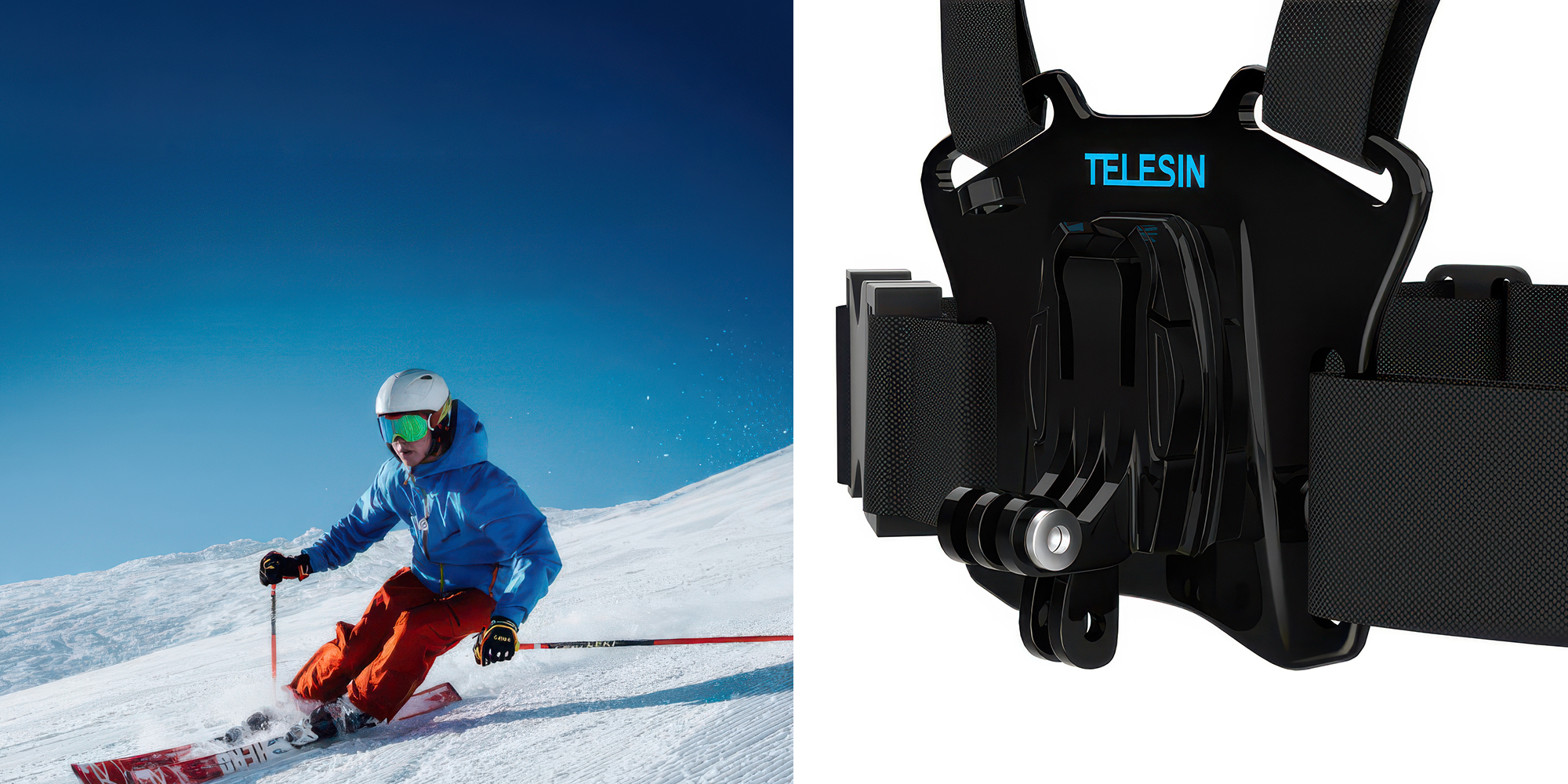 Mocowanie na klatkę piersiową Telesin GP-CGP-T07 do kamer sportowych